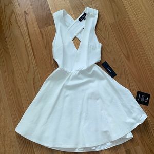 Lulus white open back dress